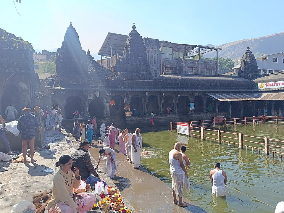 Kushavarta Kund in Trimbak, the symbolic origin of the Godavari river
