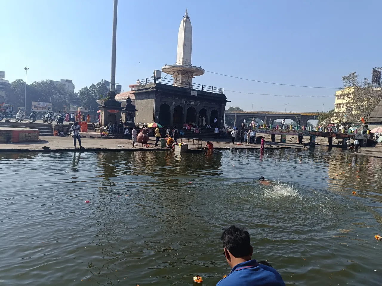 Shri Ram Mandir at Ramkund on the Godavari river in Nashik